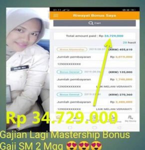 Bonus Mingguan Leader Atomt 4 Juta