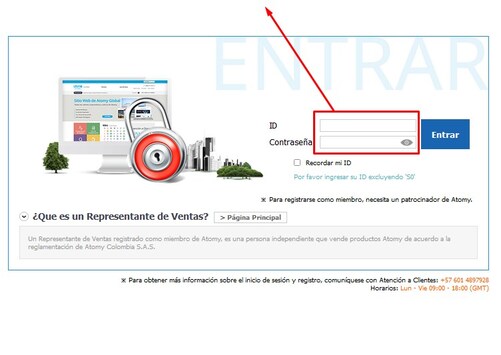 Colombia Atomy Register Login