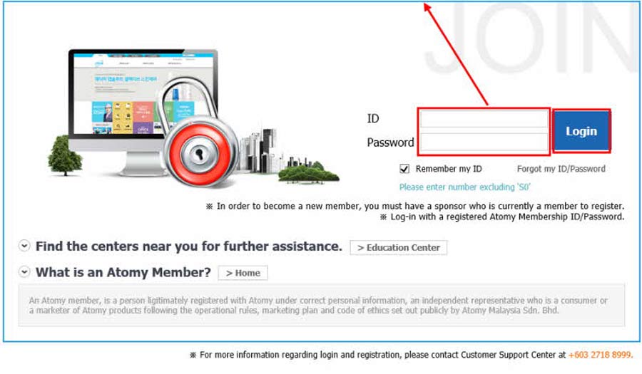 atomy malaysia member login