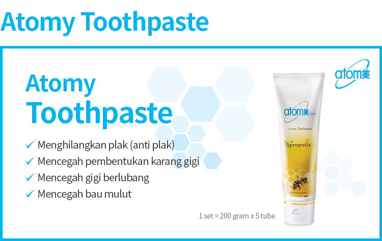 Toothpaste Atomy Pasta Gigi 200gr info1