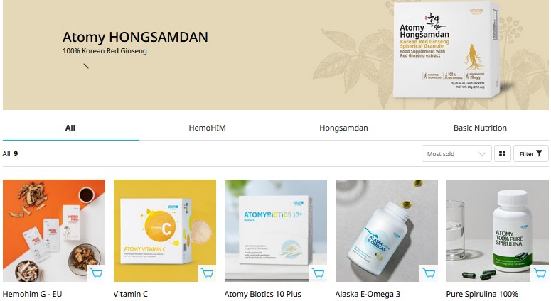 Atomy Premium health Product in Latvia