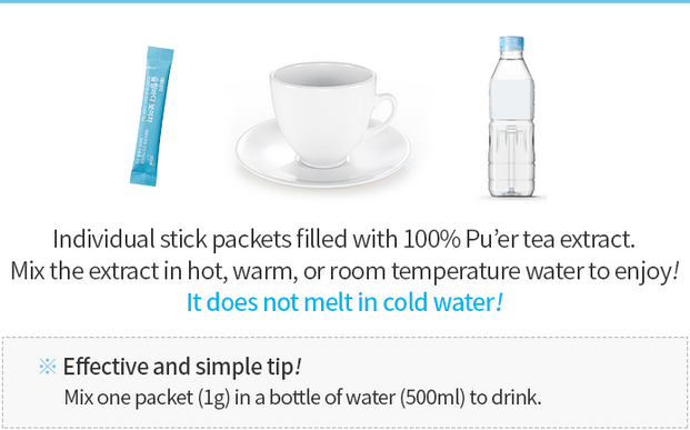 Atomy Slim Body Puer Tea How to Use