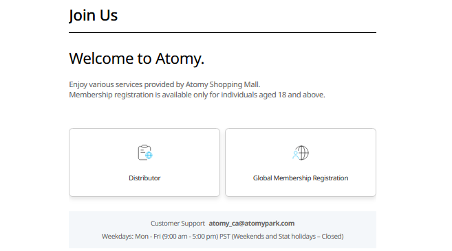 How to Join Atomy Member Canada Registration