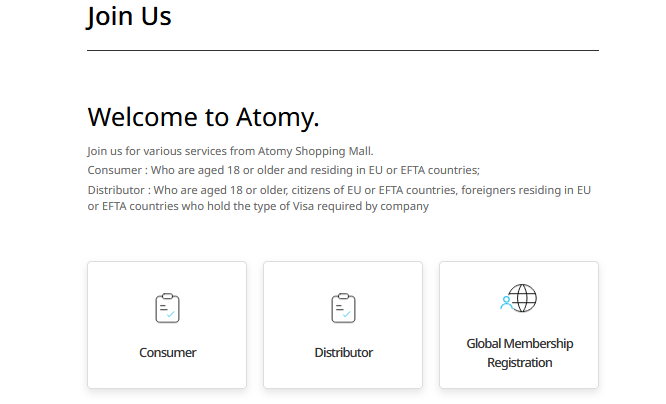 How to join Atomy Membership Registration in Europe Union