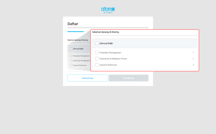 Syarat Ketentuan Cara Daftar Member Atomy