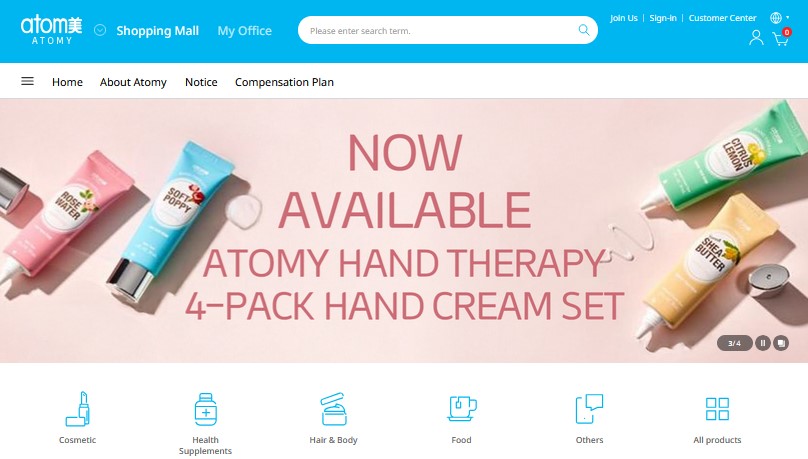 how to shop join Atomy Member in Latvia Sponsor